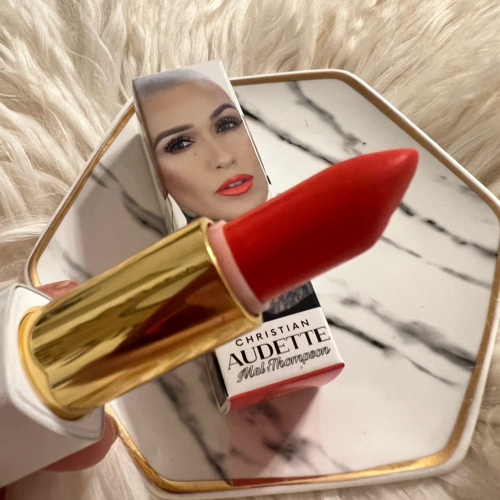 Christian austere x Mel Thompson LE lipstick